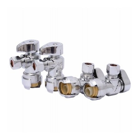 Cash Acme / Sharkbite 4PK 12x38 ANG Stop 23036LFA4